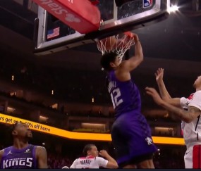 九州体育官网、九州体育娱乐官方网站-22平之后国王19-0结束本节！蒙克突破抛传助考德威尔空接背扣！