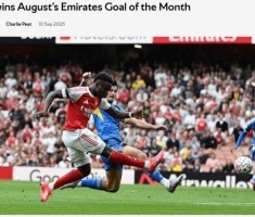 九州体育官网、九州体育娱乐官方网站-阿森纳8月最佳进球：萨卡对阵利兹联小角度抽射破门